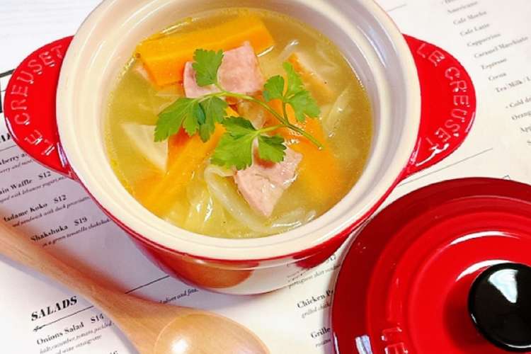 厚切りベーコン入り コンソメスープ レシピ 作り方 By ウエハース サンド クックパッド 簡単おいしいみんなのレシピが377万品