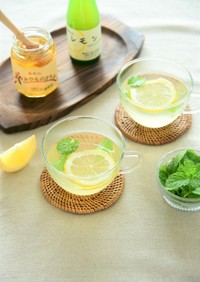 レモン果汁で簡単ホットはちみつレモン