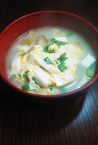 簡単☆豆腐と搾菜の中華風スープ