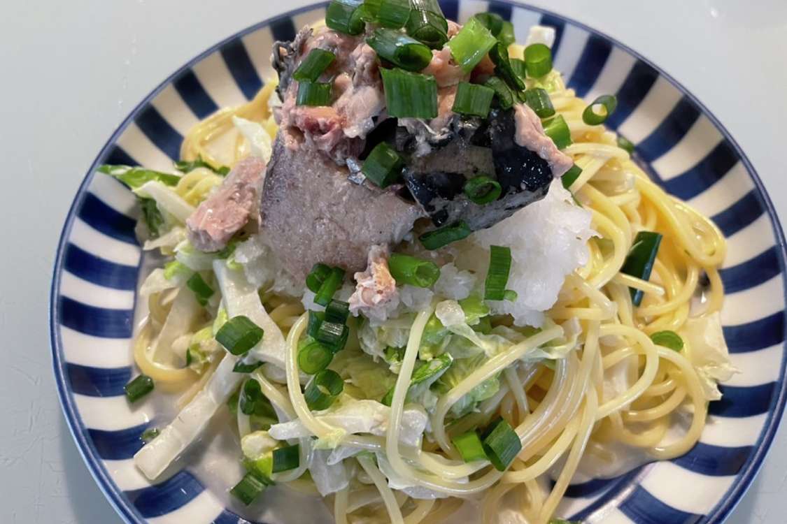 サバ缶であっさり和風パスタ レシピ 作り方 By ゆうちん ちさママ クックパッド 簡単おいしいみんなのレシピが378万品
