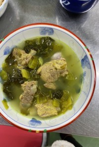 排骨湯（スベアリブと高菜の漬物スープ）