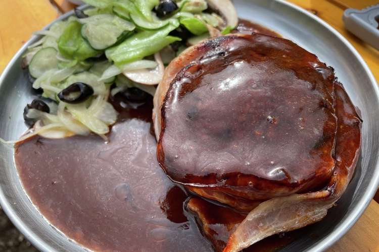 キャンプ ベーコンハンバーグ レシピ 作り方 By Tinaf クックパッド 簡単おいしいみんなのレシピが376万品