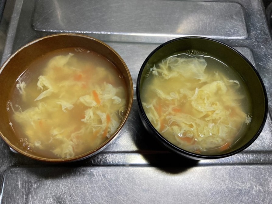 にんじんのたまごスープの画像