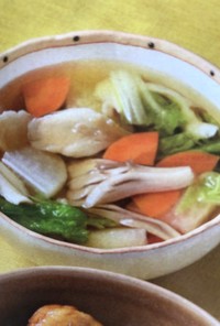 きのこと野菜の和風スープ 自分用