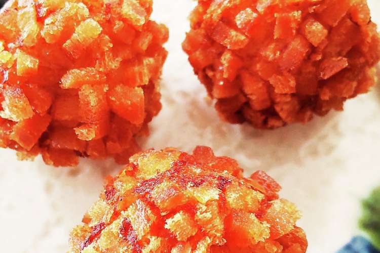 えび団子のクルトン鹿の子揚げ 海老パン レシピ 作り方 By Pokoぽん 彡 クックパッド 簡単おいしいみんなのレシピが375万品