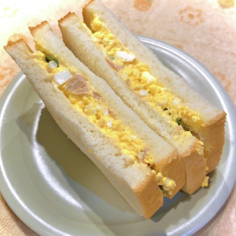 サンドイッチ☆ツナ卵とハム