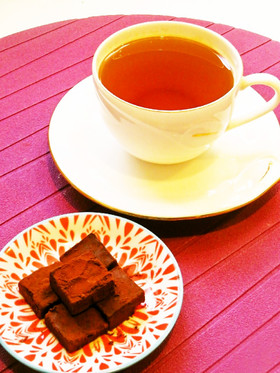 ☺バレンタインに♥簡単♪紅茶の生チョコ☺