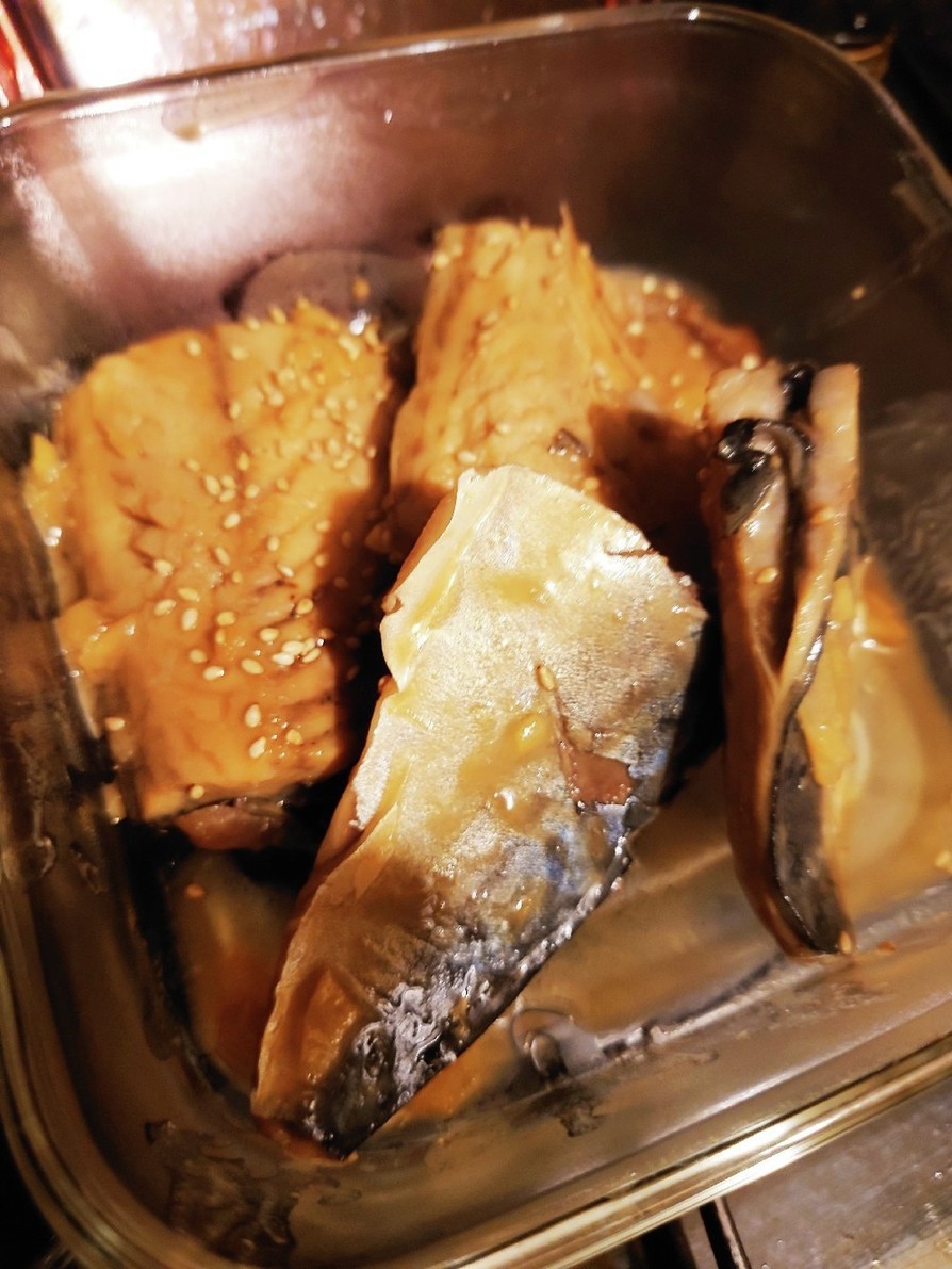 フライパンで鯖の味噌煮☆の画像