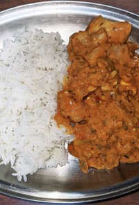 バターチキンクリームチーズカレー