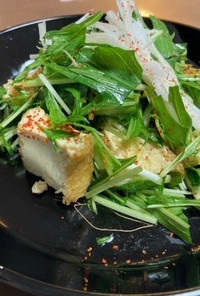 厚揚げの韓国風サラダ