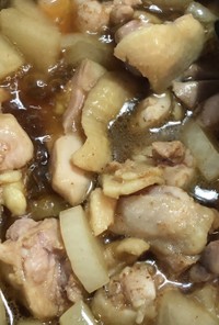 すき焼きのタレで簡単鶏と大根の煮物