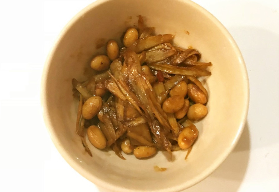 大豆とごぼうの甘辛炒めの画像