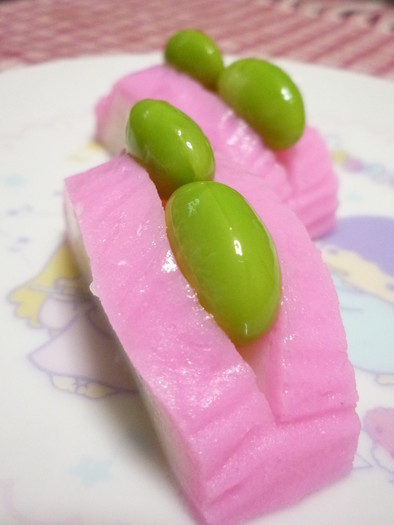 ◆簡単お弁当◆かまぼこｄｅ枝豆サンドの写真