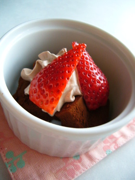 ほろにがチョコわらびもち❤
