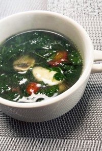モロヘイヤ&トマトのスープ