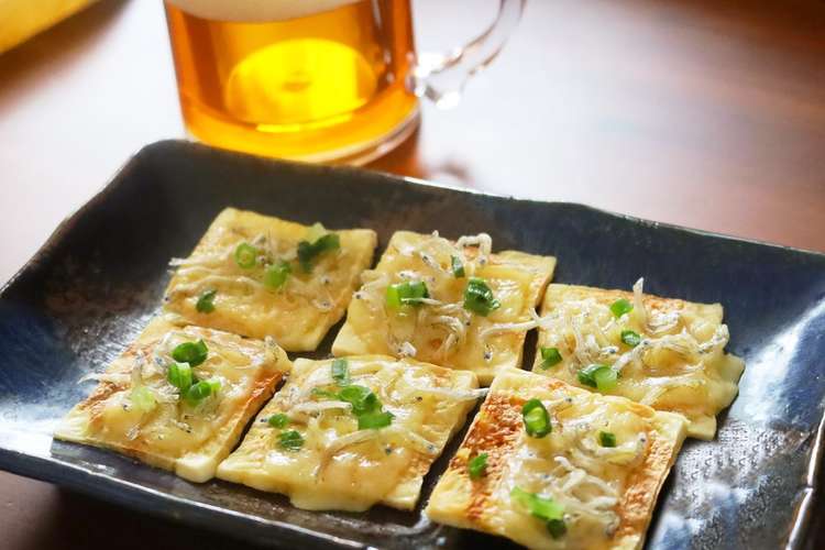 レンジで簡単おつまみ パリパリ豆腐ピザ レシピ 作り方 By 杉山かふん クックパッド 簡単おいしいみんなのレシピが367万品