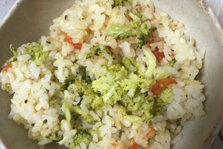トマトとブロッコリーの炊き込みご飯 レシピ 作り方 By 冷蔵庫レスキュー隊 クックパッド 簡単おいしいみんなのレシピが377万品