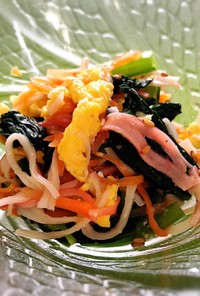 小松菜と卵の中華サラダ