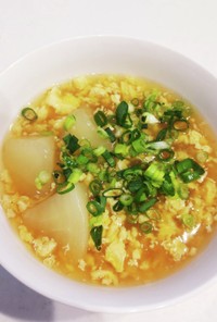 ポカポカ生姜のあんスープ