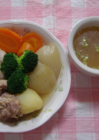 野菜のスープ煮＆スープ