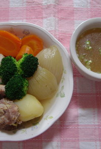 野菜のスープ煮＆スープ