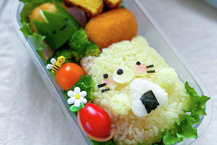簡単キャラ弁 すみっコぐらしのねこ レシピ 作り方 By しょくどうあさみ クックパッド 簡単おいしいみんなのレシピが375万品