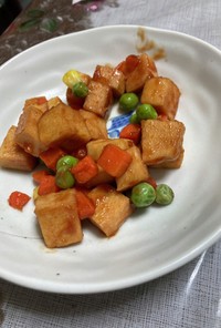 高野豆腐mixベジケチャ　オガタライス