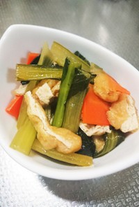 めんつゆで簡単小松菜の炒め煮