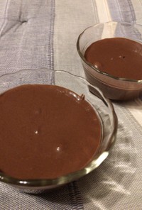 材料２つだけ♫ 簡単！チョコレートムース