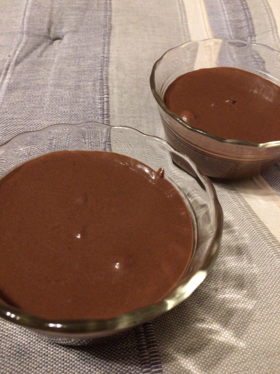 材料２つだけ♫ 簡単！チョコレートムースの画像