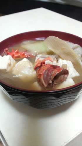 蟹の出汁がうまい!てっぽう汁
