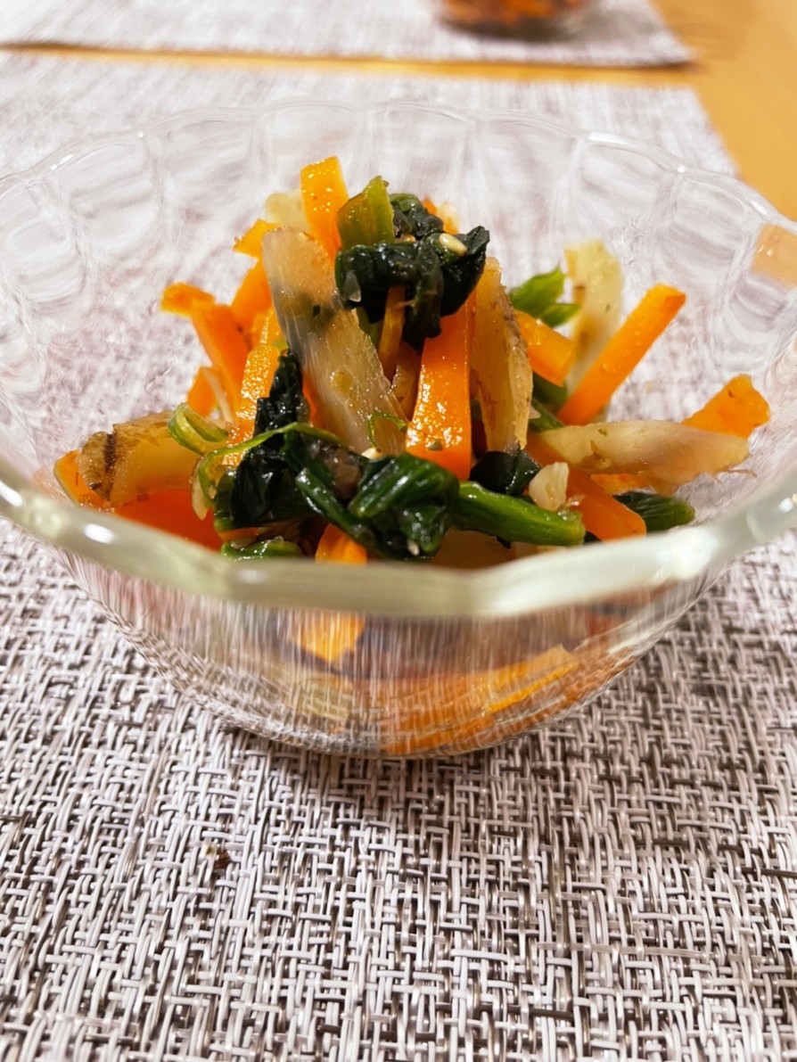 彩り野菜の 和の副菜の画像