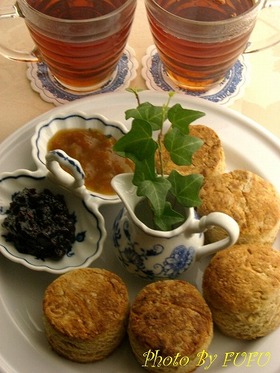 FUFUで楽しむTea~甘酒スコーン