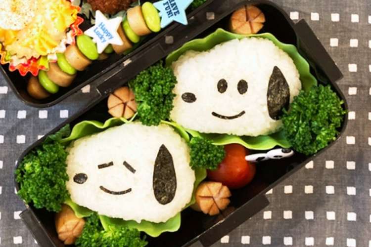 キャラ弁 スヌーピーおにぎり弁当 レシピ 作り方 By Ktmommy クックパッド 簡単おいしいみんなのレシピが374万品