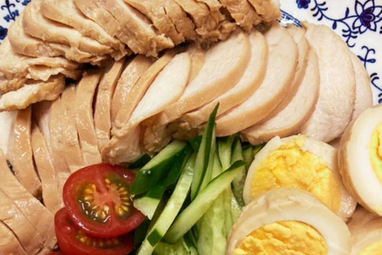 煮たら放置 鶏胸肉で柔らかチャーシュー レシピ 作り方 By Atsuki クックパッド 簡単おいしいみんなのレシピが372万品