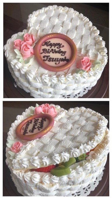 妻の誕生日ケーキ 2022の写真
