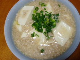 ヘルシー!豆腐のそぼろあんかけ!
