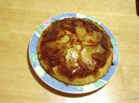 キャラメルりんごケーキ