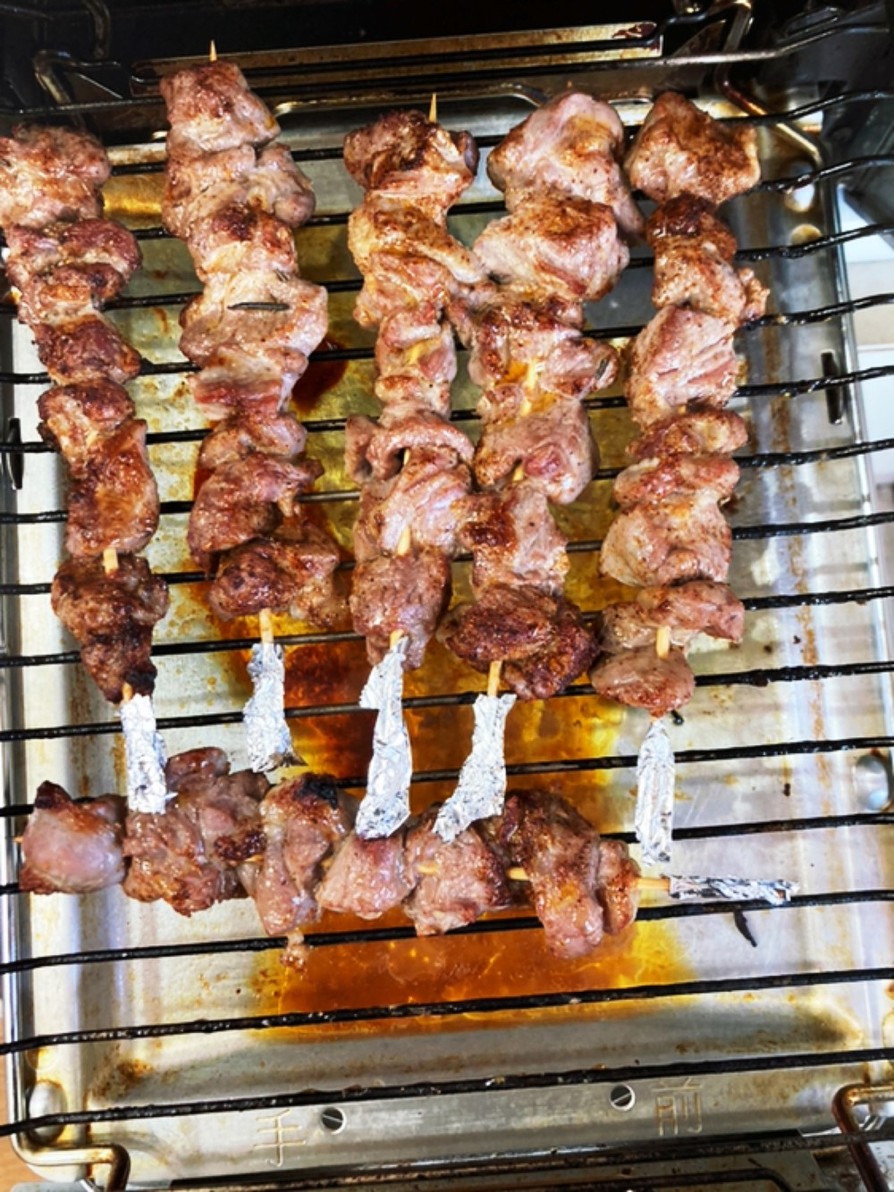 ラム肉の串焼きの画像