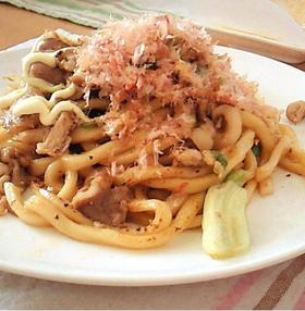レタス♡シャキシャキ♪焼きうどん