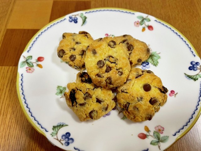 米粉チョコアンドレーズンクッキー