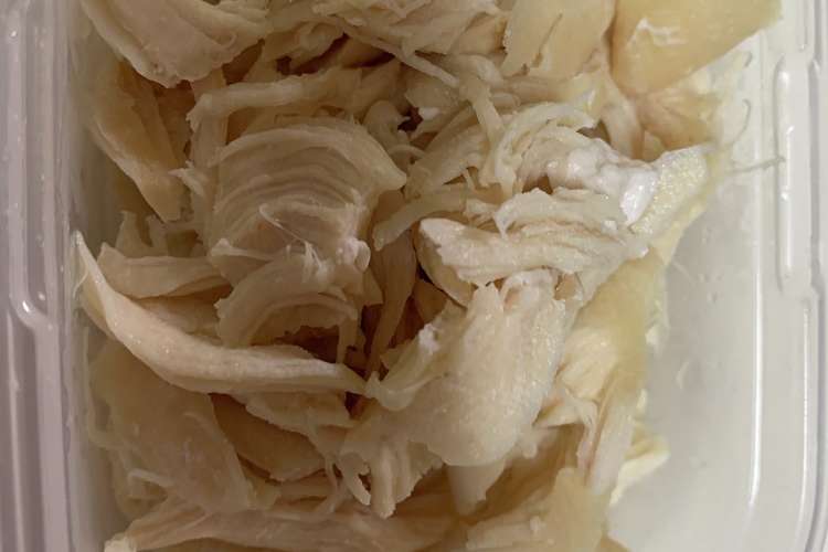 冷凍ささみの使い方1 レシピ 作り方 By マイキッチン2525 クックパッド 簡単おいしいみんなのレシピが367万品