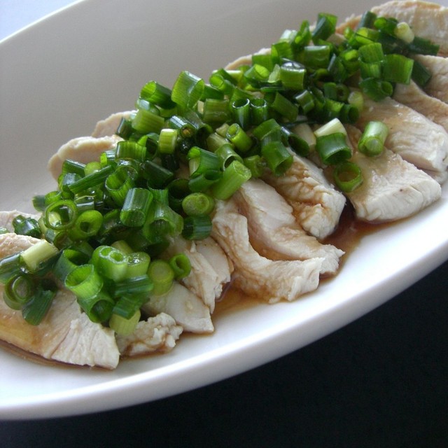 茹で鶏のネギごまポン酢 レシピ 作り方 By そらうた クックパッド