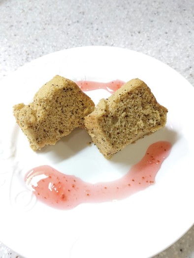 米粉の紅茶シフォンケーキの写真