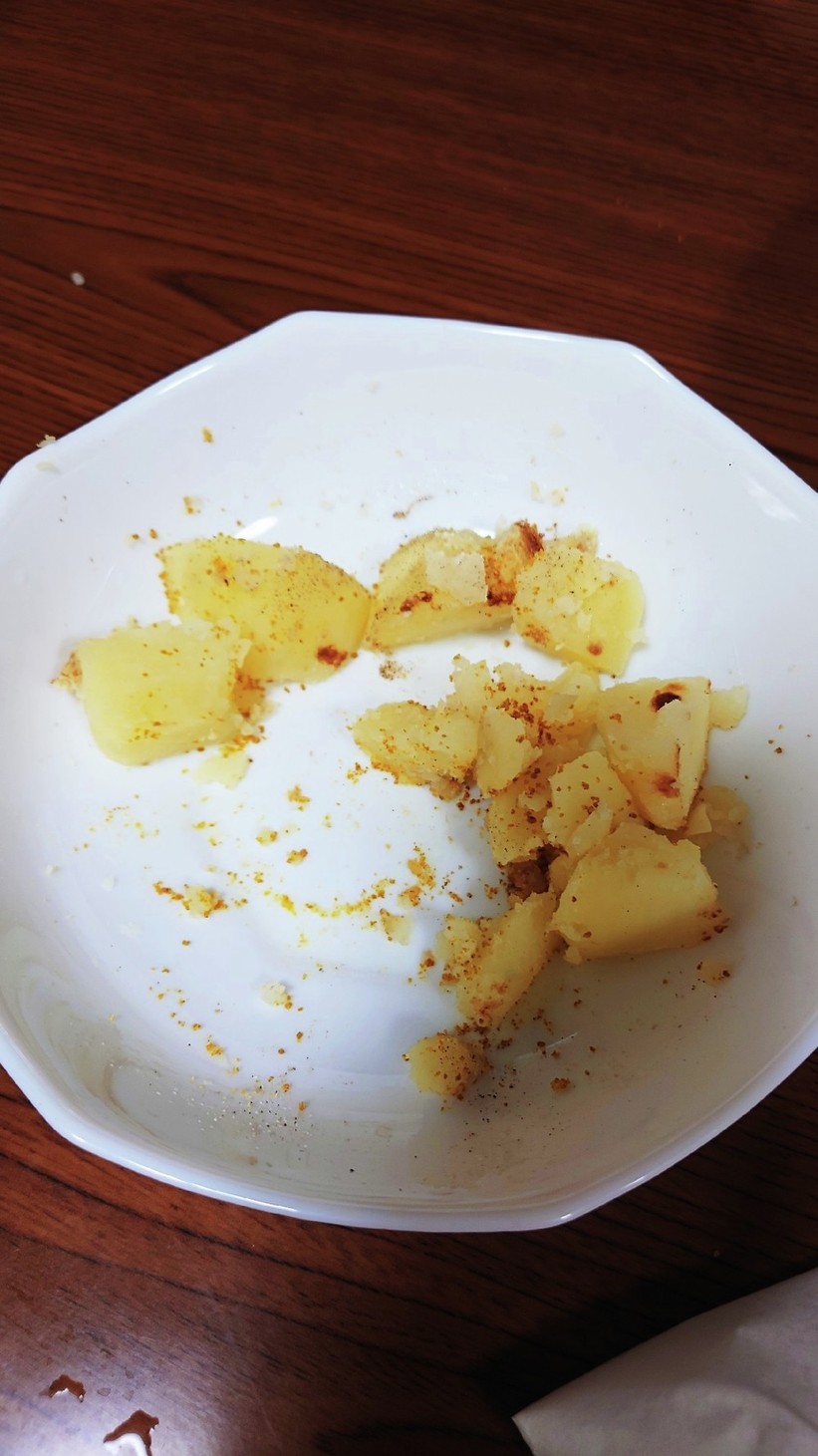 粉吹き芋のカレーパウダー味の画像