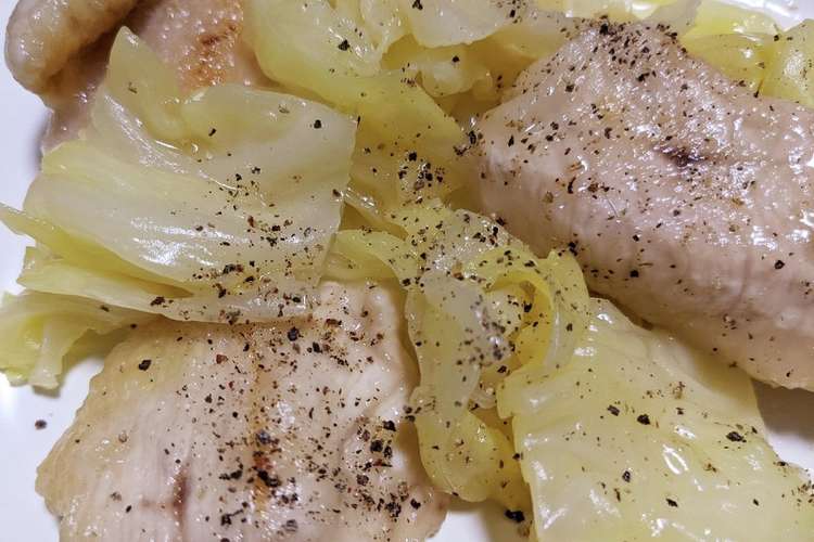 キャベツと鶏むね肉と新玉ねぎのコンソメ煮 レシピ 作り方 By うさこのおうち クックパッド 簡単おいしいみんなのレシピが371万品