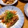 豚肉の野菜ロール新たま生姜焼き