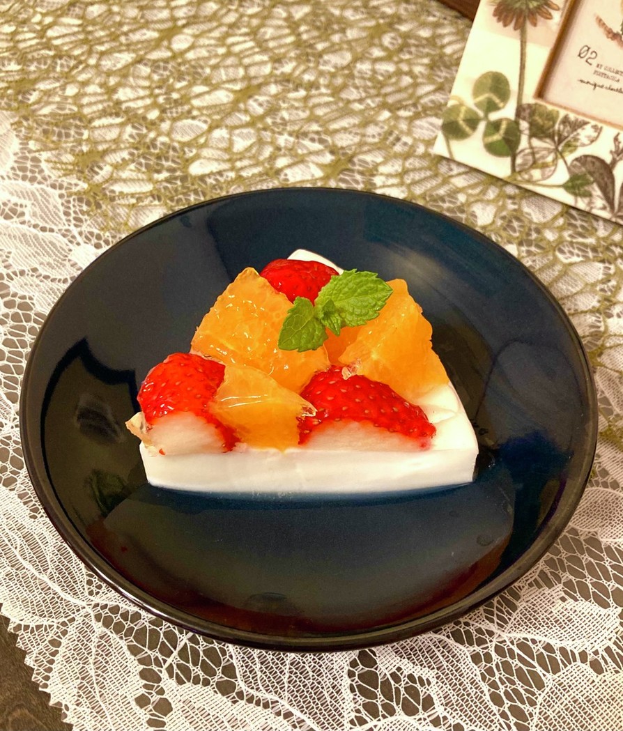 デコポン&いちごのミルクぷりん