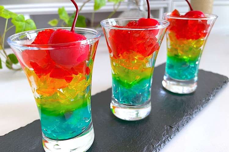 簡単 おしゃれ カラフルゼリー レシピ 作り方 By Lalaminnie クックパッド 簡単おいしいみんなのレシピが376万品