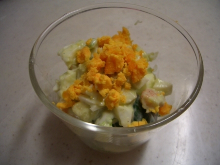 ミモザ風アボカドのたまごサラダの画像